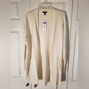 New Eileen Fisher flyaway cream sweater